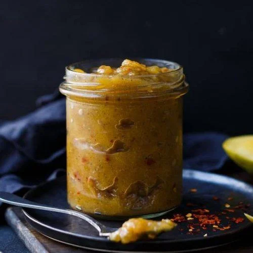 Mango chutney – nydelig til sterk mat – mangochutney a