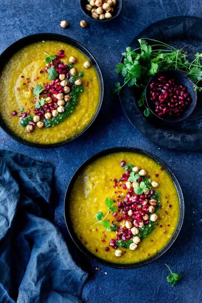 Gresskarsuppe i to drakter – gresskarsuppe b