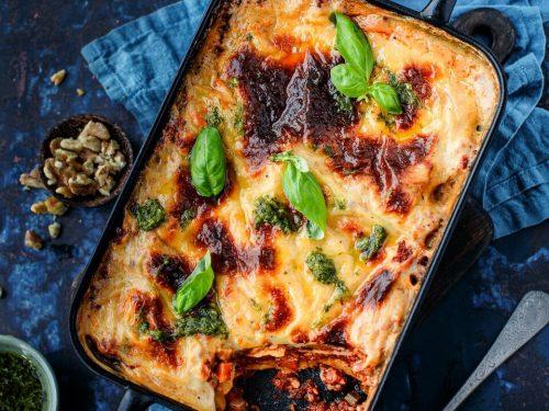 Vinnerlasagne - min ultimate vegetarlasagne fra En skikkelig digg kokebok 2  