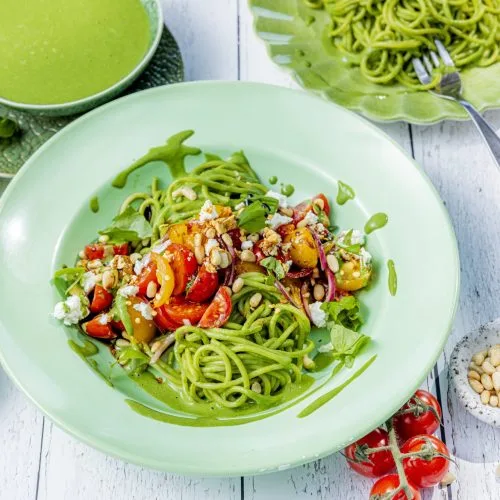 Grønn proteinpasta – en storfavoritt – gronn proteinpasta utvalg bok 136