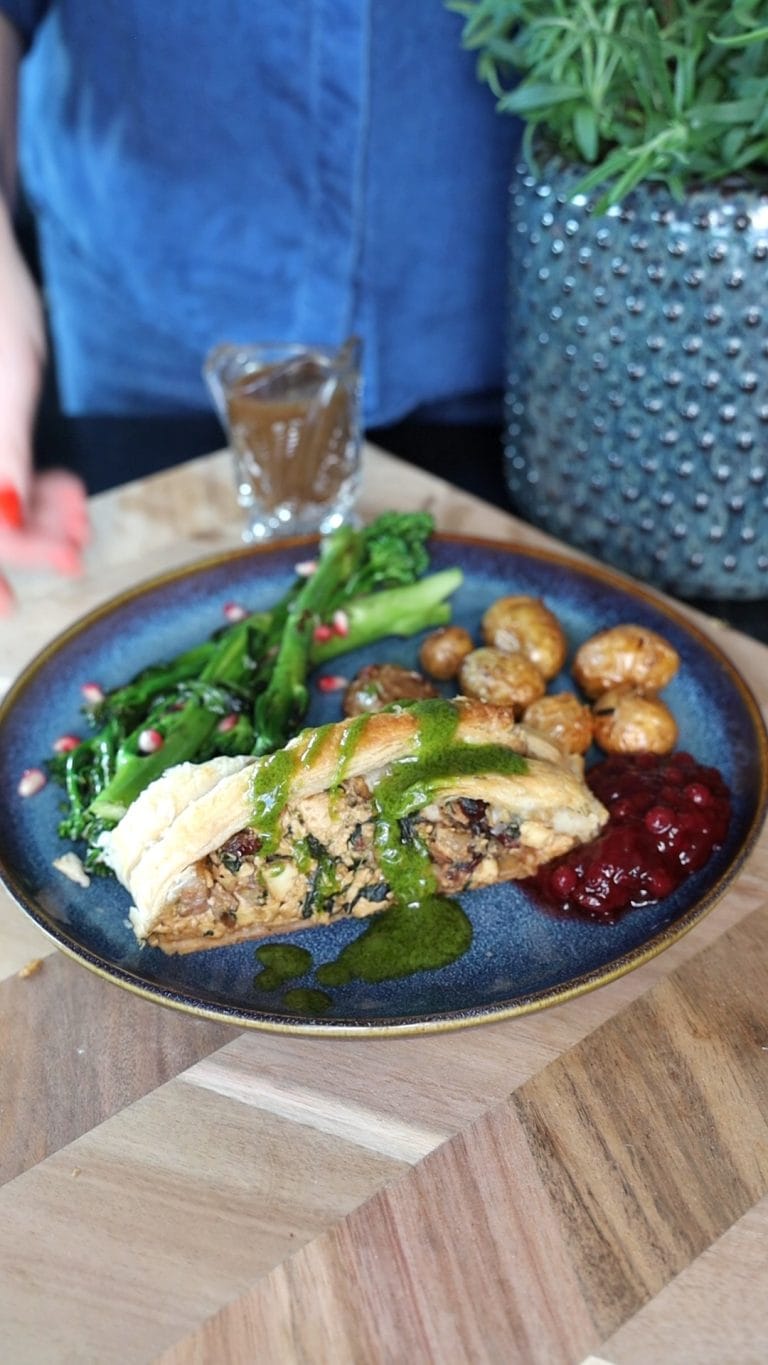 Nøttestek med røkt tofu