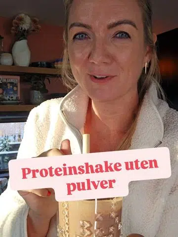 Reel på Instagram: Proteinshake uten pulver
