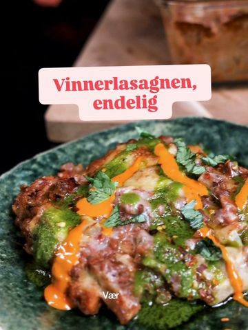 Reel på Instagram: Vinnerlasagnen, endelig